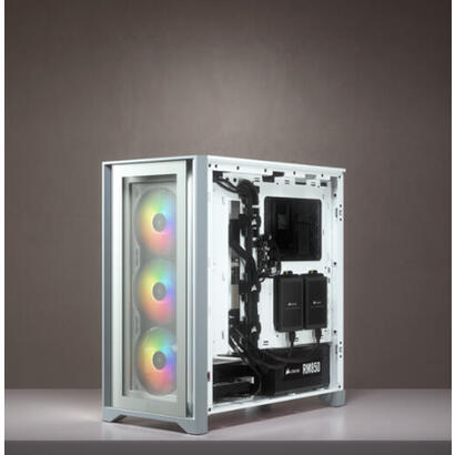 caja-pc-corsair-icue-4000x-rgb-tempered-glass-blanca-cc-9011205-ww-corsair-icue-4000x-rgb-midi-tower-pc-de-plastico-acero-vidrio