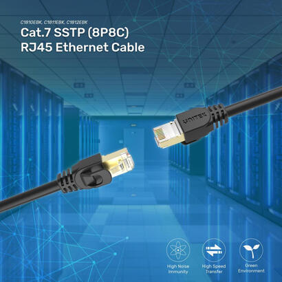 unitek-cable-ethernet-patchcord-cat7-sstp-10m