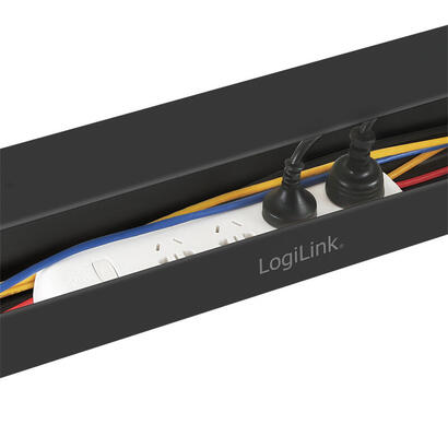 logilink-kab0070-organizador-de-cables-bandeja-de-cables-escritorio-negro-1-piezas