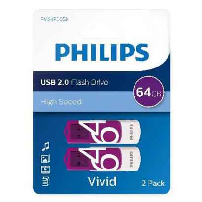 philips-usb-20-64gb-vivid-edition-purple-2-pack