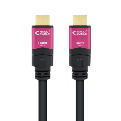 nanocable-cable-hdmi-v20-macho-con-repetidor-a-hdmi-v20-macho-15m-4k60hz-18gbps-alta-velocidad-negrorosa