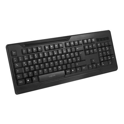 logilink-aleman-teclado-y-raton-inalambrico-wl-black-de-1000dpi-combo