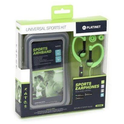 platinet-auriculares-sport-bluetooth-brazalete-verde