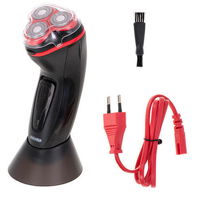 mesko-ms-2926-afeitadora-para-hombres-afeitadora-rotativa-recortadora-negro-rojo