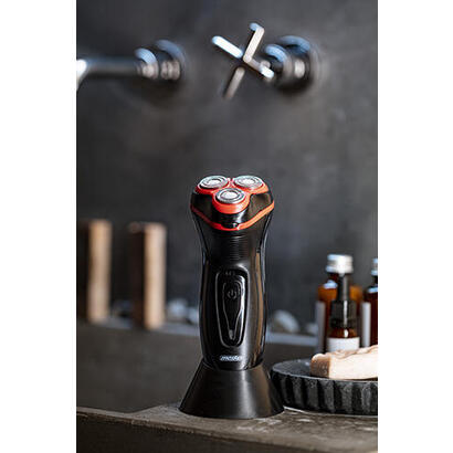 mesko-ms-2926-afeitadora-para-hombres-afeitadora-rotativa-recortadora-negro-rojo
