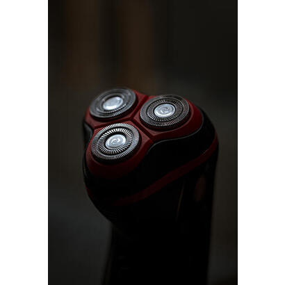 mesko-ms-2926-afeitadora-para-hombres-afeitadora-rotativa-recortadora-negro-rojo