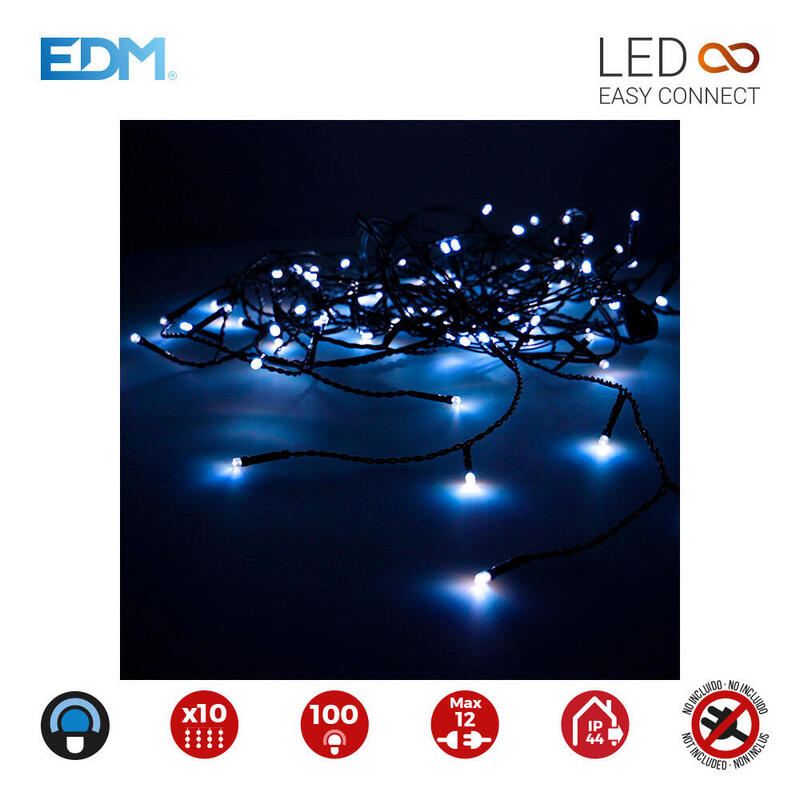 cortina-easy-connect-2x1m-10-tiras-100-leds-azul-30v-interior-exterior-edm-total-18w