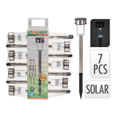 pack-7-estacas-solar-de-jardin-acero-inoxidable-1-led-ip44-o5x36cm