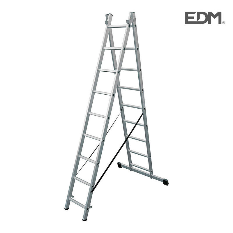 escalera-transformable-de-aluminio-2x9-peldanos-edm