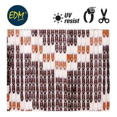 cortina-de-plastico-dibujo-cadena-cascada-color-marron-blanco-33-tiras-90x210cm-edm
