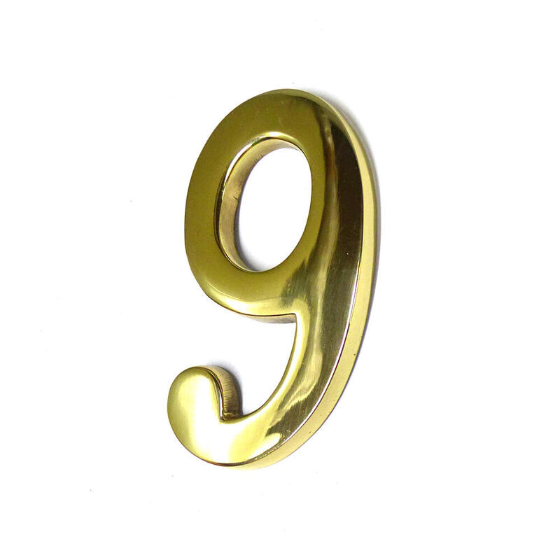 numero-9-laton-pulido-10cm-fijacion-invisible