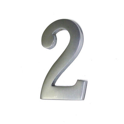 numero-2-niquel-mate-10cm-fijacion-invisible-edm