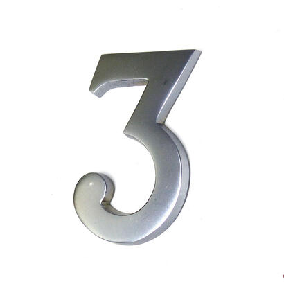 numero-3-niquel-mate-10cm-fijacion-invisible-edm