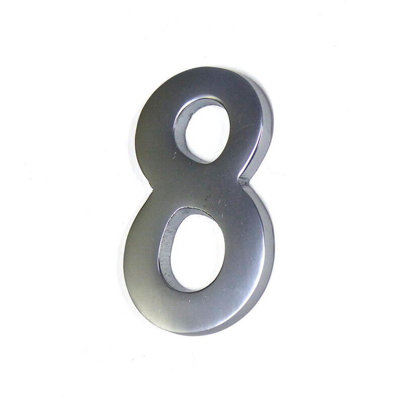 numero-8-niquel-mate-10cm-fijacion-invisible-edm