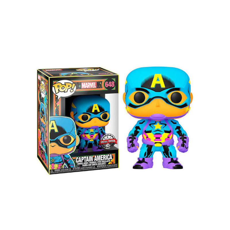 funko-pop-capitan-america-648-marvel-black-light-edicion-especial-889698488457