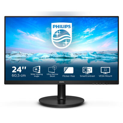 monitor-philips-238-241v8l00-led-1920x1080-4ms-hdmi-vga-dvi-negro