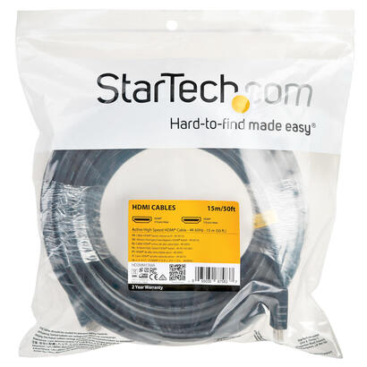 startech-cable-hdmi-con-ethernet-alta-velocidad-activo-4k-cl2-15m-para-instalacion-en-pared-hd2mm15ma