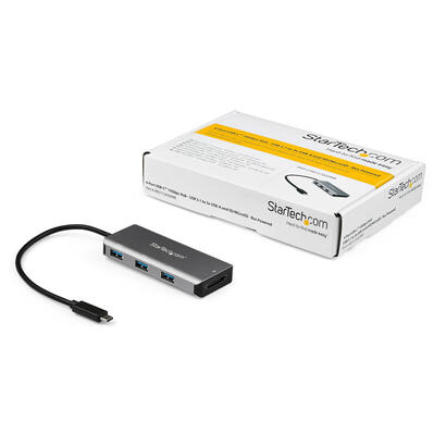 startechcom-hub-usb-c-10gbps-de-3-puertos-con-lector-de-tarjetas-de-memoria-flash-sd-3x-usb-a-hb31c3asdmb-hub-1-x-usb-c-3-x-usb-