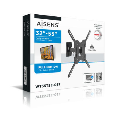 aisens-soporte-eco-giratorio-inclinable-para-monitortv-30kg-2-pivotes-tv-32-55-negro