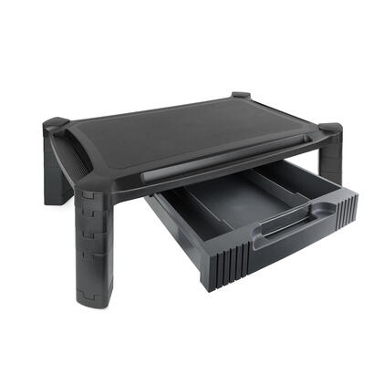 tooq-soporte-elevador-con-cajon-para-monitor-o-portatil-regulable-en-altura-peso-max-10kg-negro