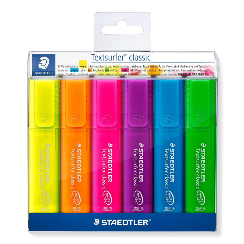 staedtler-subrallador-textsurfer-clas-6pcs-estuche staedtler-subrallador-textsurfer-clas-6pcs-estuche
