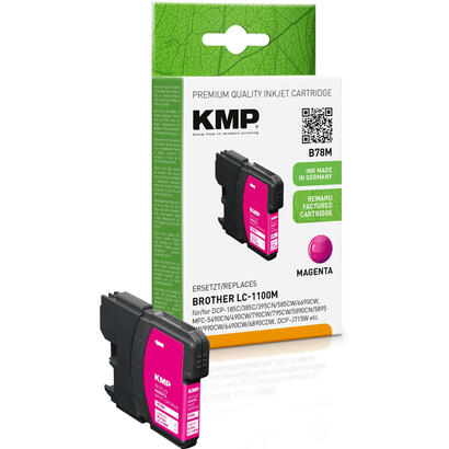 kmp-b78m-tintenpatrone-magenta-kompatibel-m-brother-lc-1100-m