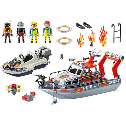 playmobil-70140-city-action-rescate-en-el-mar-mision-de-extincion-de-incendios