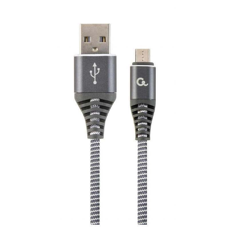 gembird-cable-de-carga-y-datos-micro-usb-trenzado-premium-2m-gris-blanco gembird-cable-de-carga-y-datos-micro-usb-trenzado-premium-2m-gris-blanco