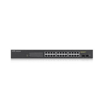 zyxel-gs1900-24hpv2-switch-l2-24xgbe-poe-rackmount