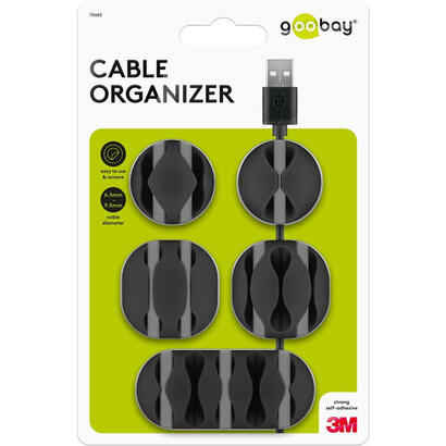 goobay-70683-organizador-de-cables-clip-para-cable-escritoriopared-negro-5-piezas