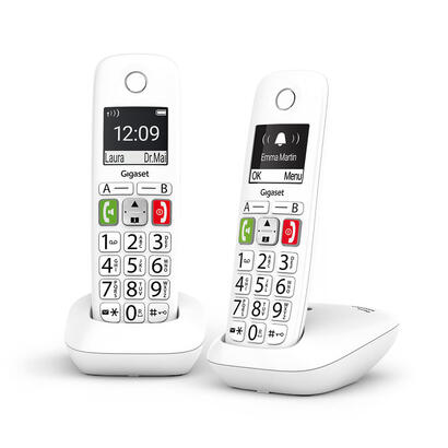 telefono-fijo-inalambrico-gigaset-e290-duo-blanco-300-numeros-42-tonos