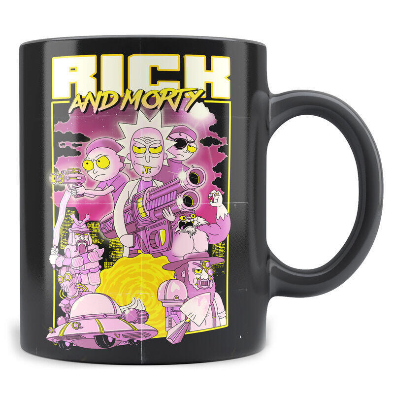 taza-retro-poster-rick-and-morty