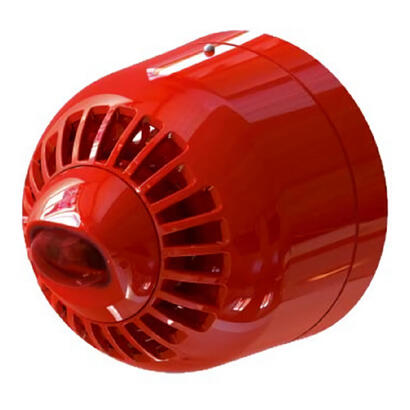 kilsen-asw366-sirena-de-policarbonato-para-interior-montaje-en-pared-lampara-lanzadestellos-rojo-85-a-97-db