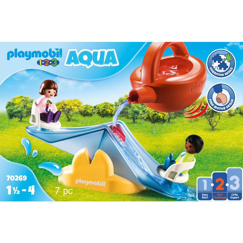 playmobil-1-2-3-balancin-de-agua-aqua-con-regadera-70269