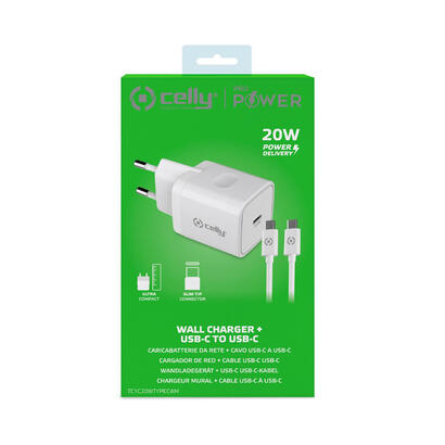 celly-cargador-pared-usb-c-cable-usb-c-usb-c-20w-blanco