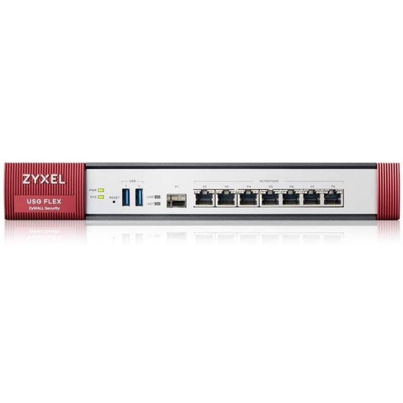 zyxel-usg-flex-firewall-7-gigabit-user-definable-ports-1xsfp-2xusb-with-1-yr-utm-bundle
