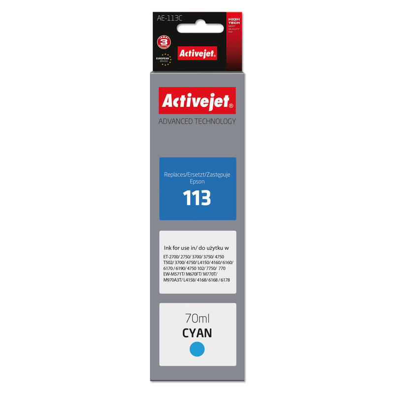 tinta-activejet-ae-113c-reemplazo-para-epson-113-c13t06b240-supreme-70ml-cyan tinta-activejet-ae-113c-reemplazo-para-epson-113-c13t06b240-supreme-70ml-cyan