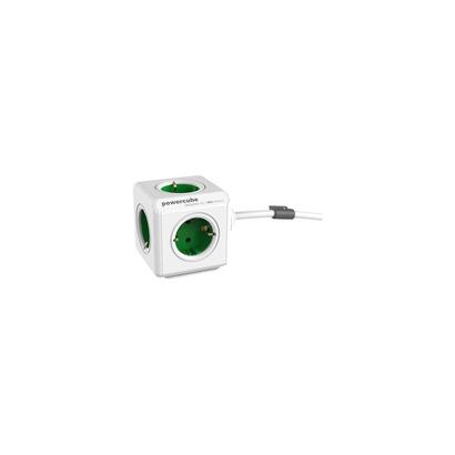 allocacoc-powercube-extendido-incl-15-m-cable-verde-tipo-f