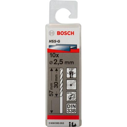 bosch-10-brocas-de-metal-hss-g-25x30x57mm