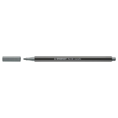 stabilo-pen-68-metallic-rotulador-plata-caja-10u-
