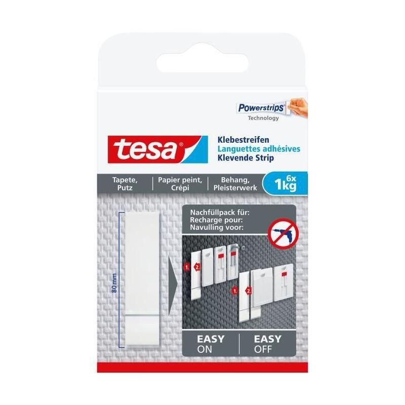 tiras-adhesivas-tesa-para-papel-pintado-y-yeso-hama-1kg-6-unidades