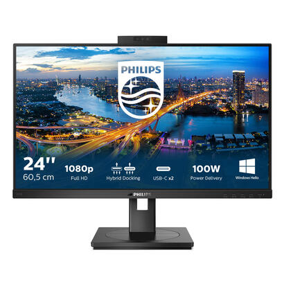 monitor-philips-238-243b1jh00-ips-wled-fhd-1920x1080-169-10001-250cdm2-4ms-gtg-dphdmi-usb-c-32usb-32display-link