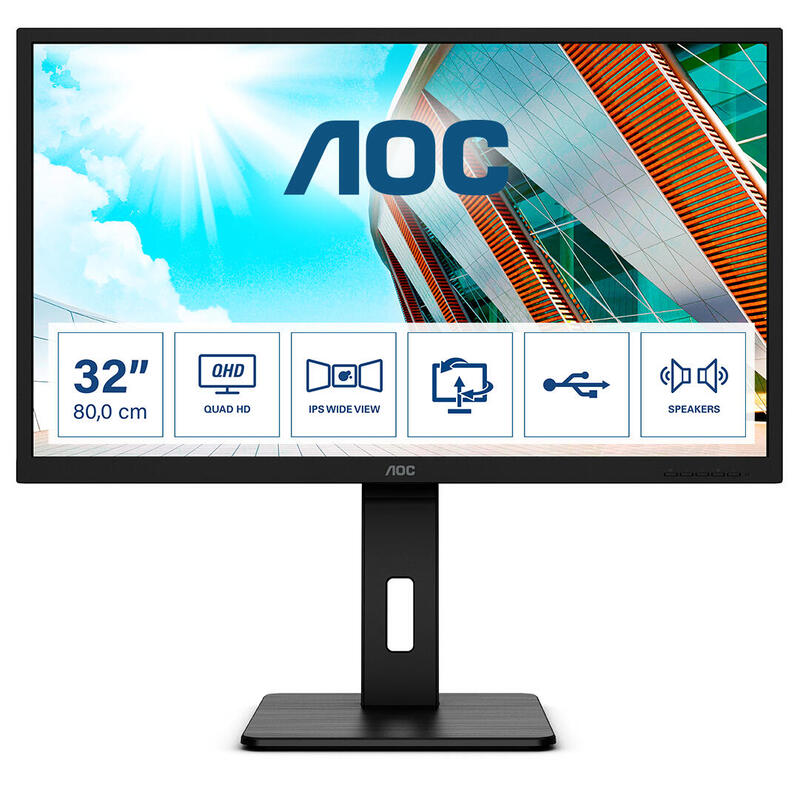 monitor-aoc-q32p2-315-ips-wqhd-75hz-4ms-250-cdm2-10001-hdmix2-dp-4xusb-32-speakers