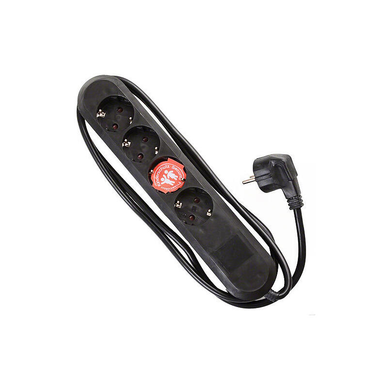 bachmann-regleta-smart-4-tomas-negro-15m-sin-interruptor