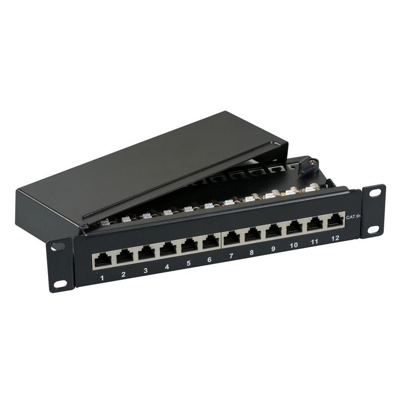 mini-panel-de-conexion-helos-cat-6a-10-1u-12-puertos-negro