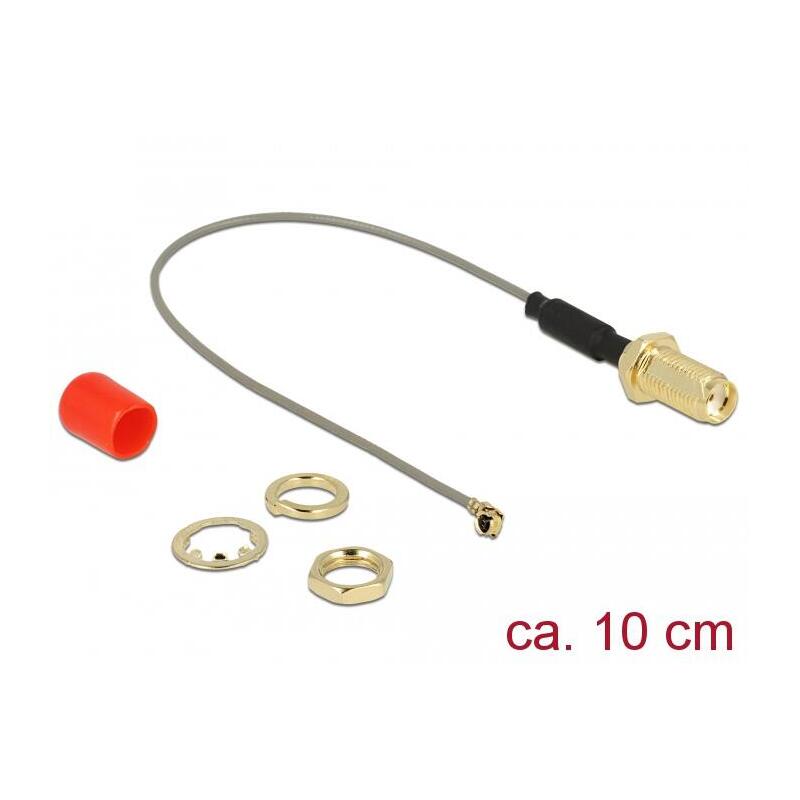 delock-antena-cable-sma-mampara-hembra-nucleo-de-ferrita-a-mhf-i-macho-113-10-cm-longitud-de-hilo-10-mm