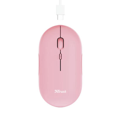 raton-inalambrico-por-bluetooth-trust-puck-bateria-recargable-hasta-1600-dpi-rosa