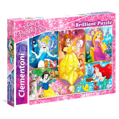 puzzle-brilliant-princesas-disney-104pzs