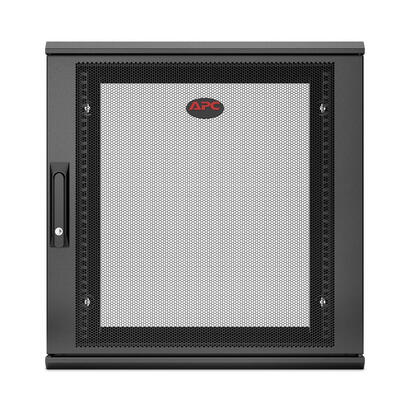 apc-netshelter-wx-12u-single-hinged-wall-mount-enclosure-600mm-deep-bastidor-de-pared-negro