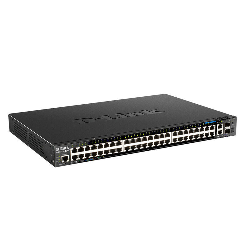 switch-gestionable-d-link-l3-stakable-dgs-1520-52mp-44p-giga-poe-370w-4p-25giga-poe-2p-10g-2p-10g-sfp